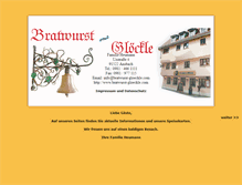 Tablet Screenshot of bratwurst-gloeckle.com